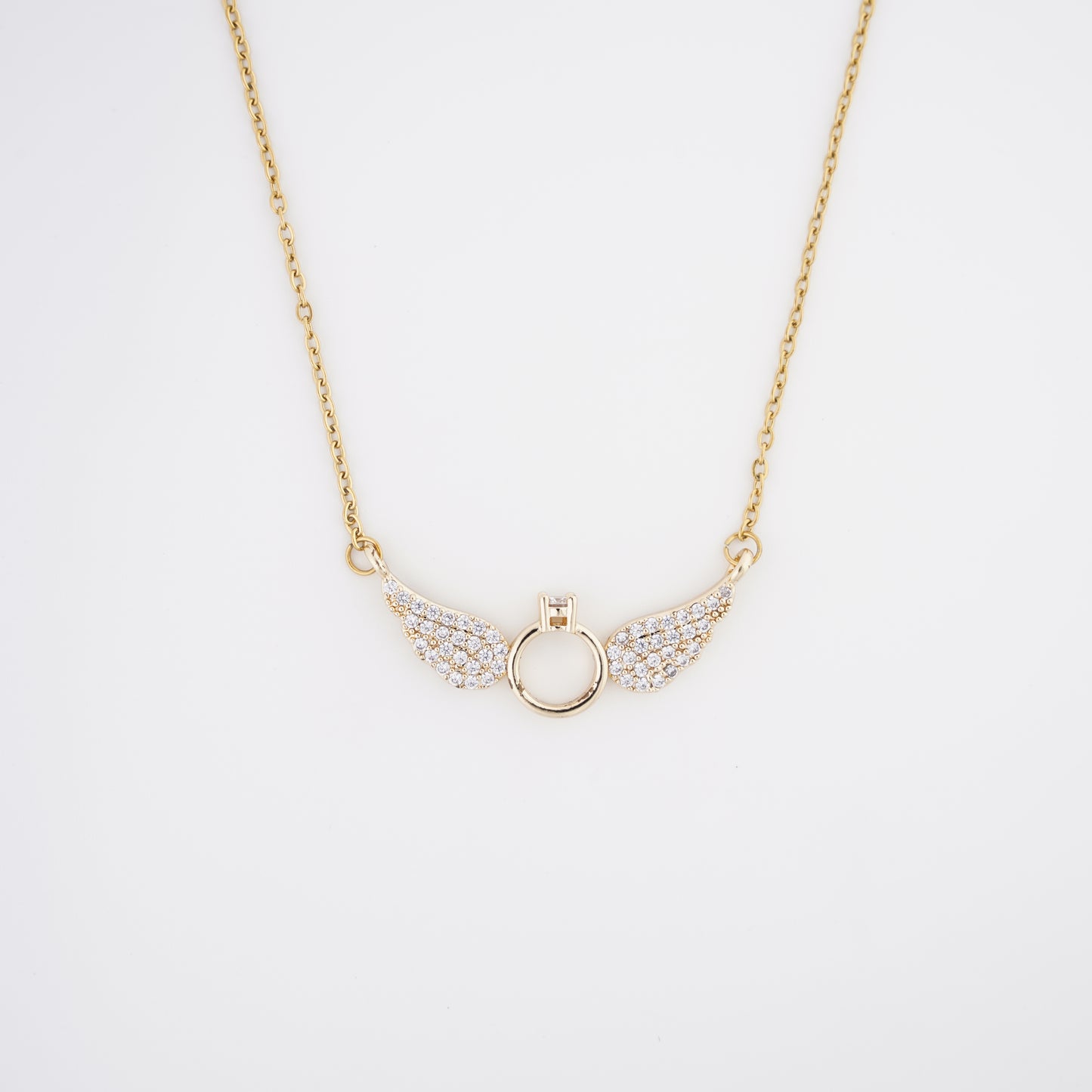 Angelic Charm Wing Necklace