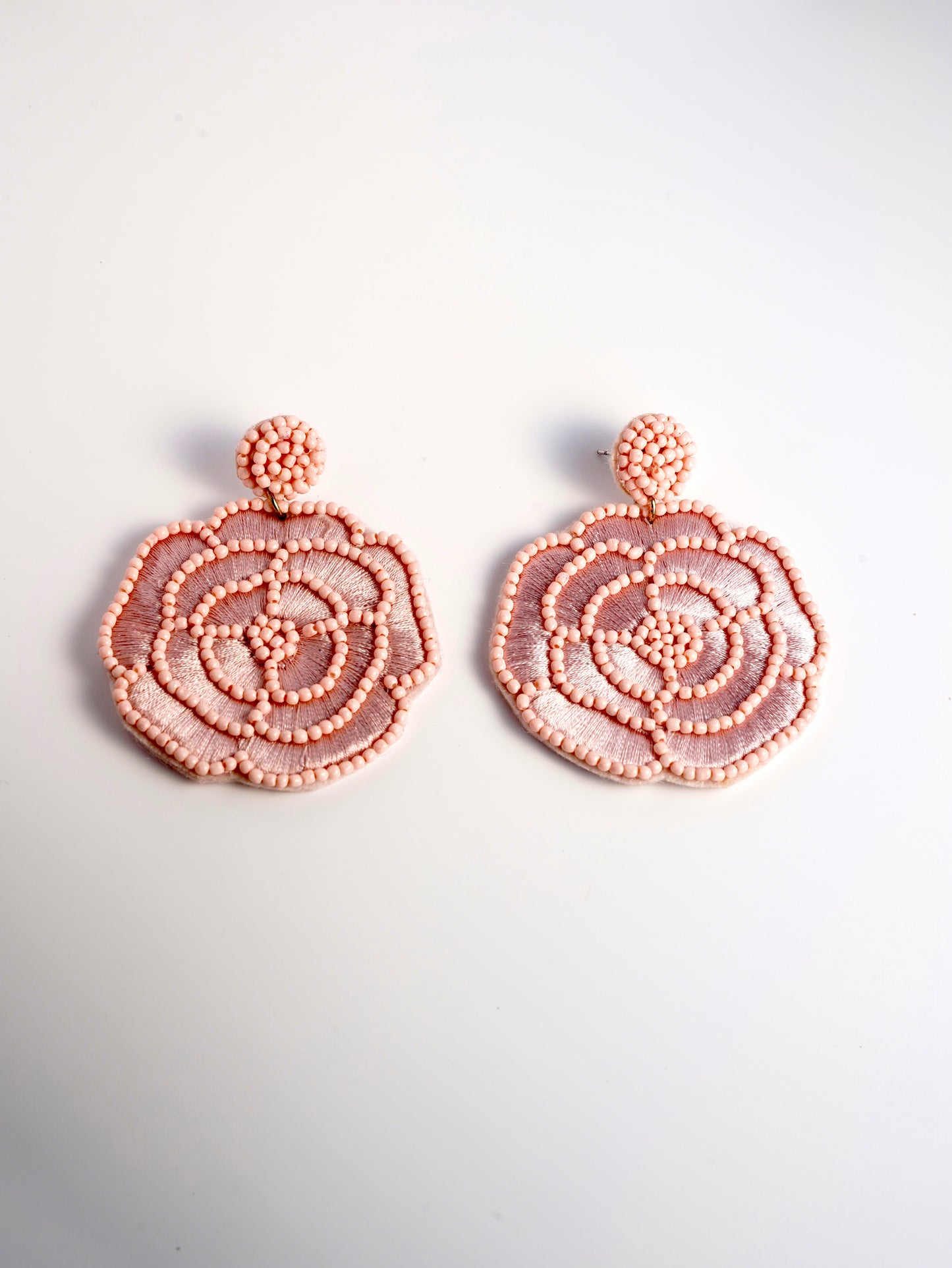 Intricate Threaded Floral Earrings