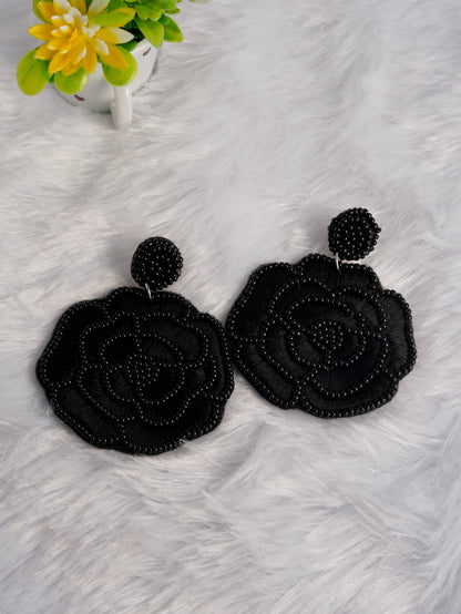 Intricate Threaded Floral Earrings